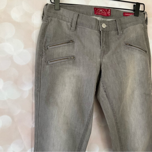 Lucky Brand “Charlie Super Skinny” Grey Jeans - Picture 4 of 7